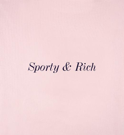 Sporty & Rich - Eden Crest T-Shirt - Pink Dolphin - 女装 - T恤 - 粉色 商品图8