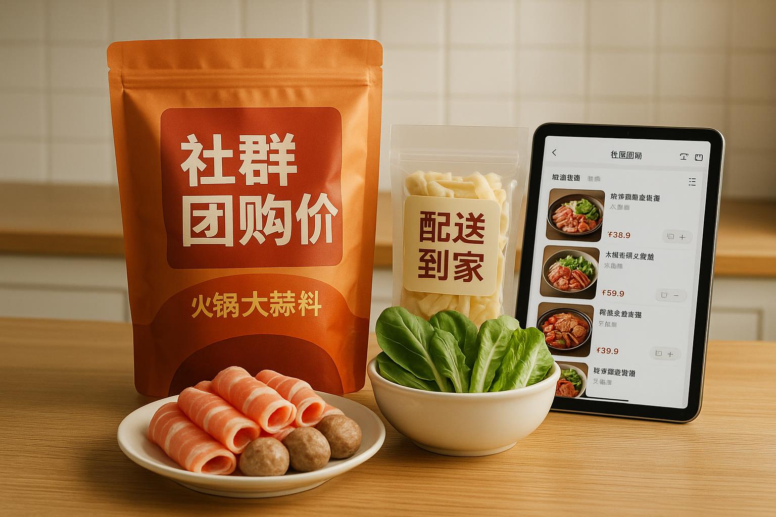 家庭用户如何通过社区团购买到优质火锅食材？