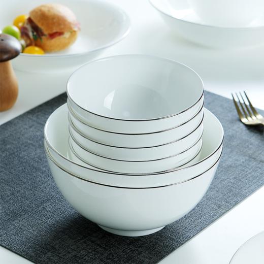 生活本色白金线8人用40件骨瓷餐具 商品图3