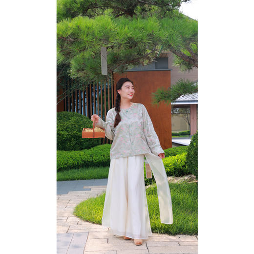 【2026东衣作】飘纱阔腿裤（24809976凌波仙子-设计师） 商品图1