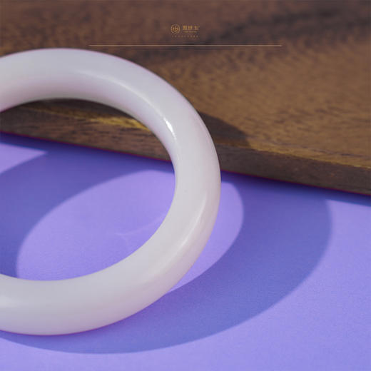 新疆国玉盟世玉羊脂玉手镯【带证书·顺丰物流】 商品图4