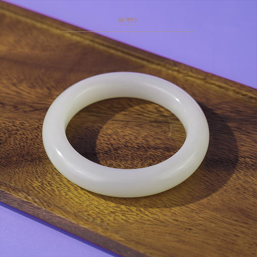 新疆国玉盟世玉羊脂玉手镯【带证书·顺丰物流】 商品图2