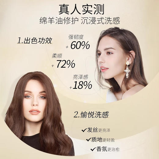 【分仓直发包邮】绿色溪谷凝脂丰盈垂坠洗发乳750ml 商品图3