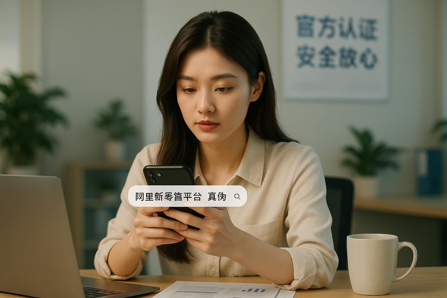 如何确认阿里新零售平台的真实性