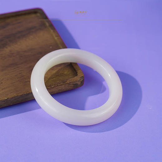 新疆国玉盟世玉羊脂玉手镯【带证书·顺丰物流】 商品图1