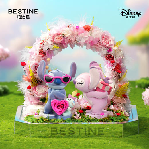 VBEINGS花语 史迪奇甜酷奇遇花园系列 cp花盒款 商品图2