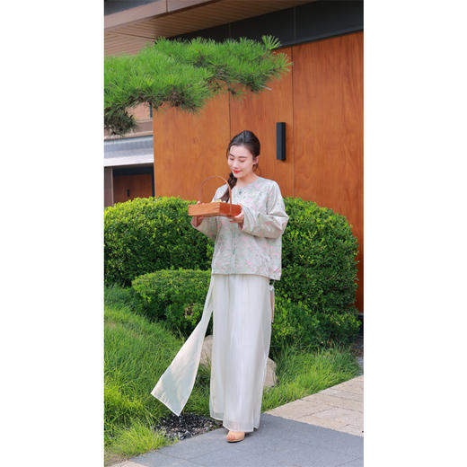 【2026东衣作】飘纱阔腿裤（24809976凌波仙子-设计师） 商品图0