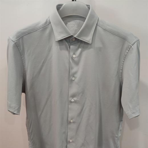 Threegun三枪 【水光棉】纯色短袖男士休闲衬衫-82025A011 商品图2