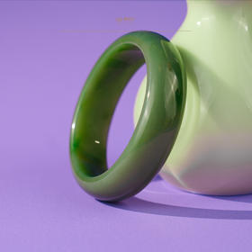 新疆国玉盟世玉碧玉手镯【带证书·顺丰物流】