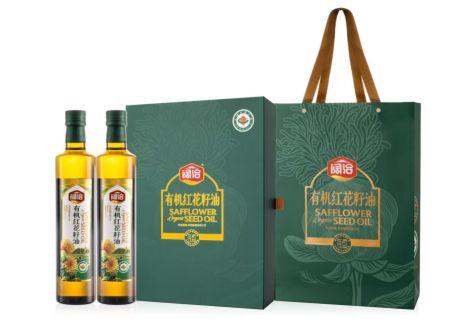 阔洽有机红花籽油双支礼盒装500ml*2 商品图3