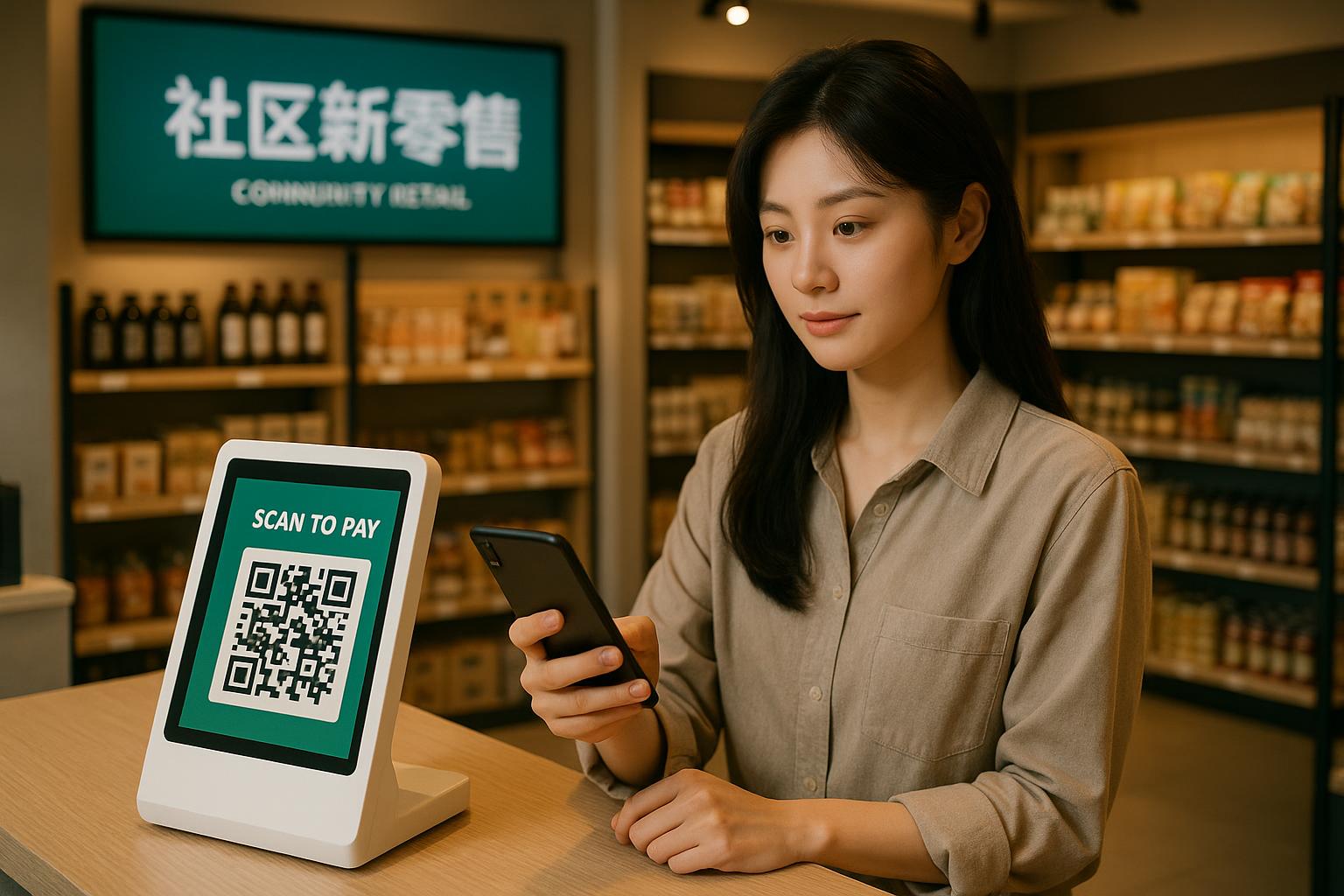 哪些图片类型最适合展示社区新零售？