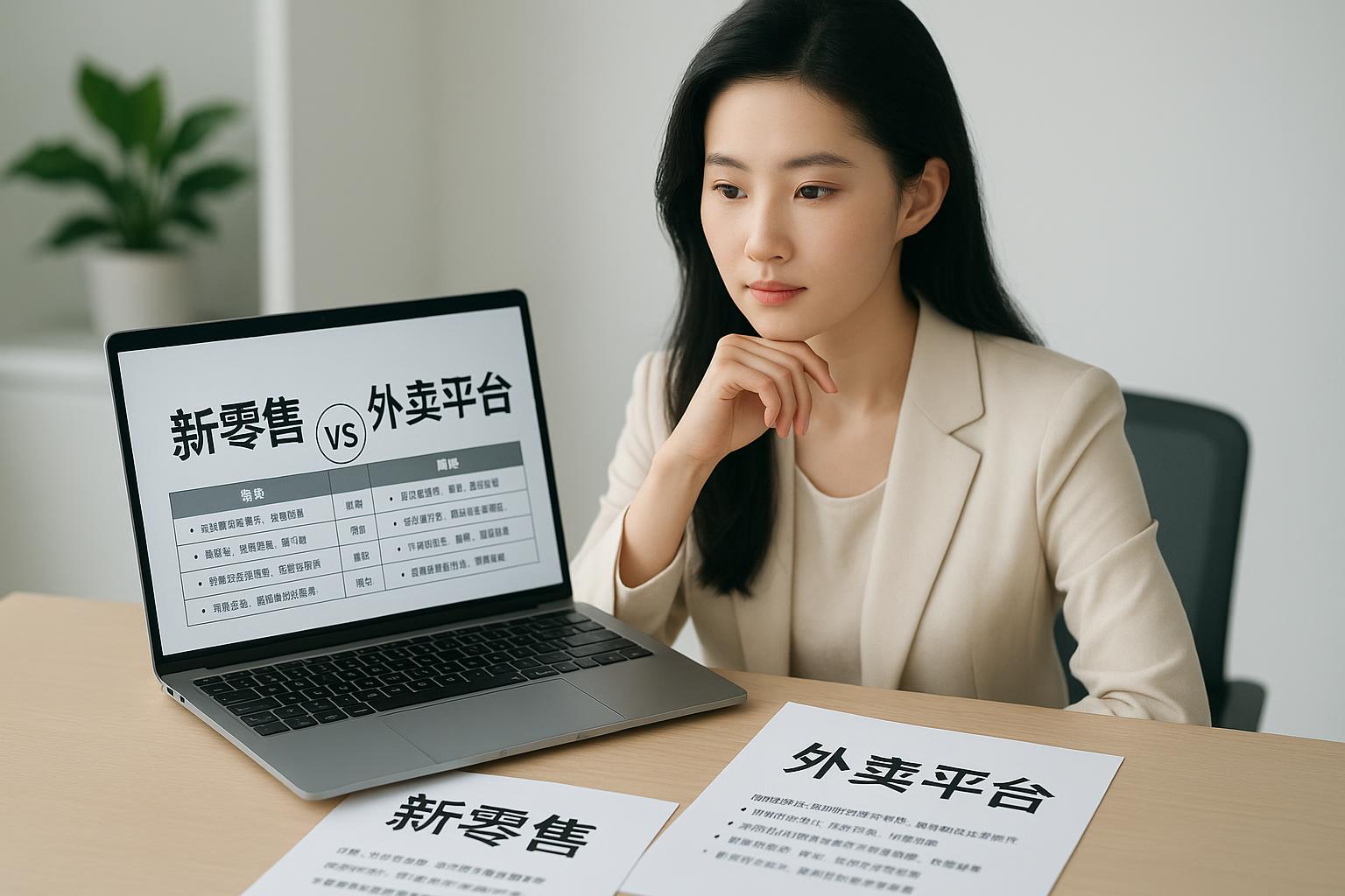 新零售和外卖平台的核心定位有何不同？