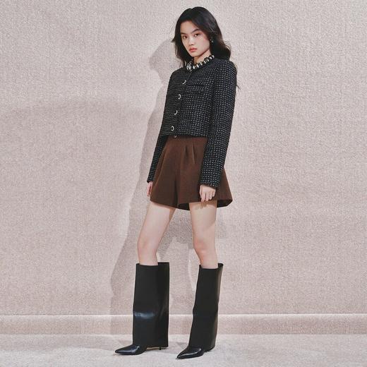 MAXRIENY优雅复古短外套女精致剪裁设计名媛高级感上衣 商品图2