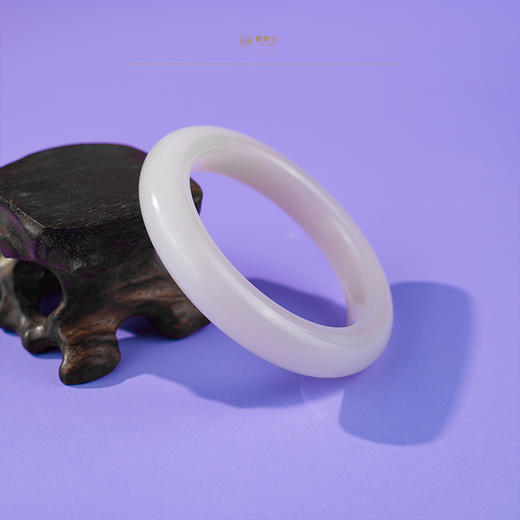 新疆国玉盟世玉羊脂玉手镯【带证书·顺丰物流】 商品图3