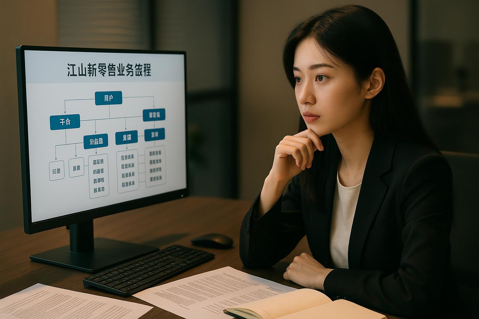 江山新零售的业务流程有哪些关键环节？