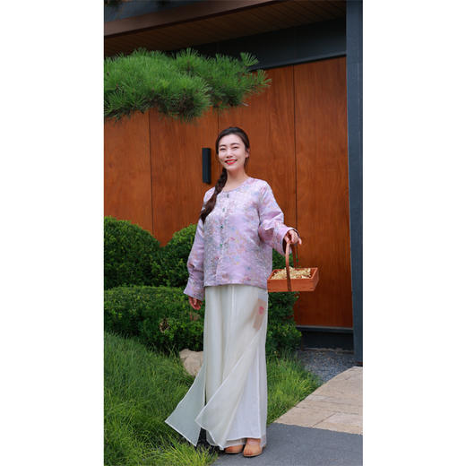 【2026东衣作】飘纱阔腿裤（24809976凌波仙子-设计师） 商品图4