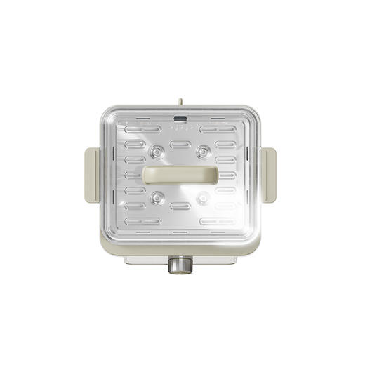 美的(Midea)多功能锅(510672)家用11.5L大容量电蒸锅 智能定时上蒸下煮电锅 透明可视电火锅 ZGE252252 不锈钢蒸片 商品图5