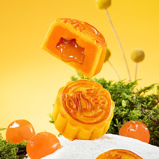 月满金秋月饼礼盒440g【55g*8枚】--纸盒+手提袋 [礼御团圆] 商品图7