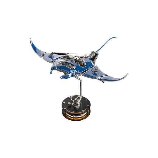 极械 蝠鲼 金属艺术品拼装摆件 成品板 商品图0