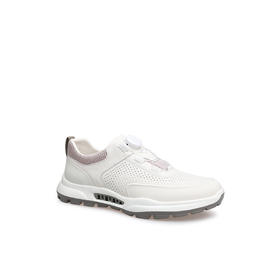 豪麟名鞋奥莱迪嘉男鞋牛皮革休闲鞋DJWTO52MX206白色  原价1960元