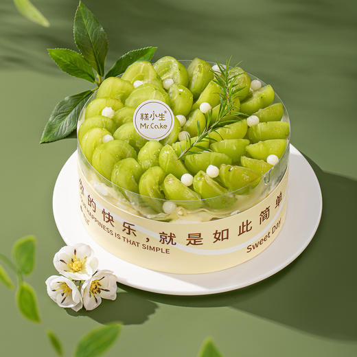 青提千层半糖蛋糕 商品图5