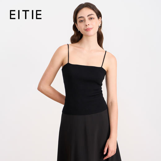 【打底针织吊带】EITIE爱特爱舒适贴身显瘦百搭时尚秋季新款吊带衫D2501816 商品图0