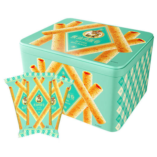 如水黄油鸡蛋卷铁盒480g 商品图2