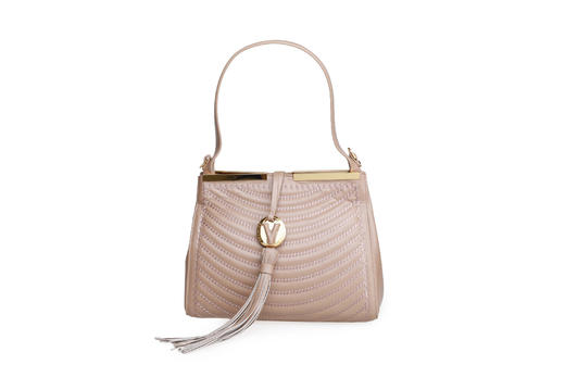 豪麟名鞋VALENTINO ORLANDI 女包手袋牛皮革7520卡其色 商品图0