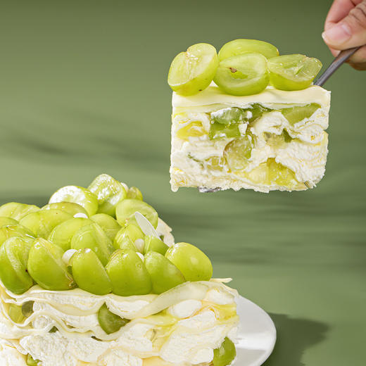 青提千层半糖蛋糕 商品图2