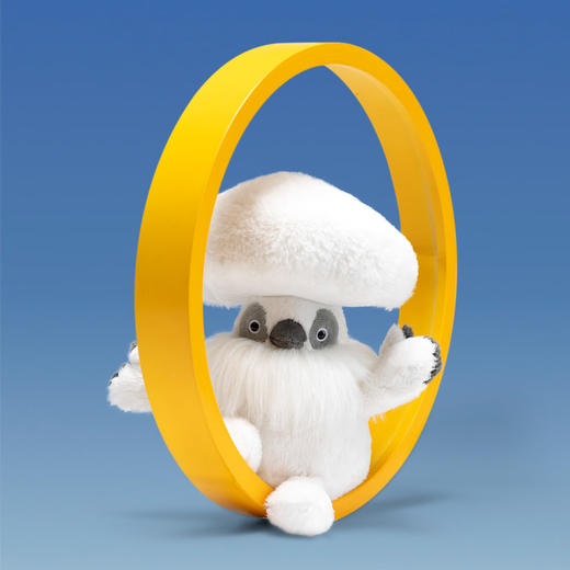 SUNNYMORE 白蘑鸡-高20cm-毛绒摆件SYMC150118 商品图2