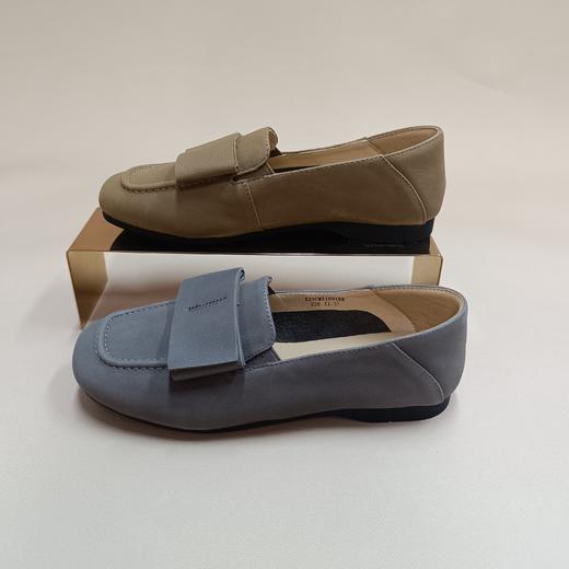 西村名物2025年秋季新款舒适软底平底深口单鞋薄底乐福鞋X25CM31591 商品图0