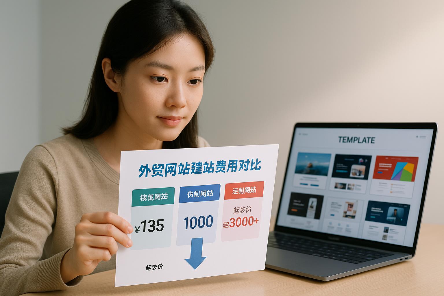 外貿(mào)網(wǎng)站自己建多少錢？三類建站方式費用對比