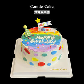「彩虹幻想曲」INS风童趣蛋糕