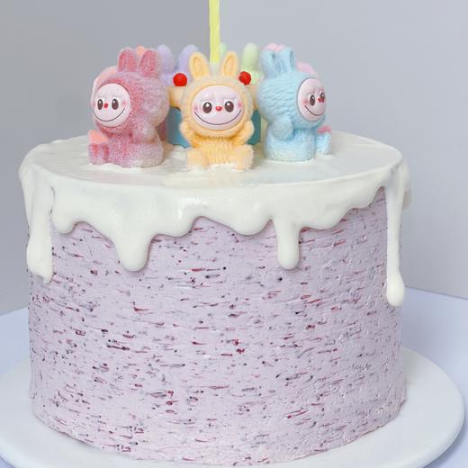 Labubu 拉布布蛋糕，杨梅特调奶油 6英寸 商品图1