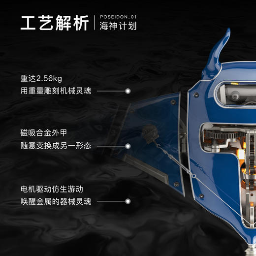 极械 蝠鲼 金属艺术品拼装摆件 成品板 商品图5