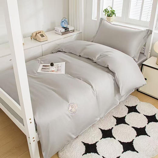 【多样屋专柜】多样屋新品床品单人贡缎三件套魅力蓝散件 商品图1