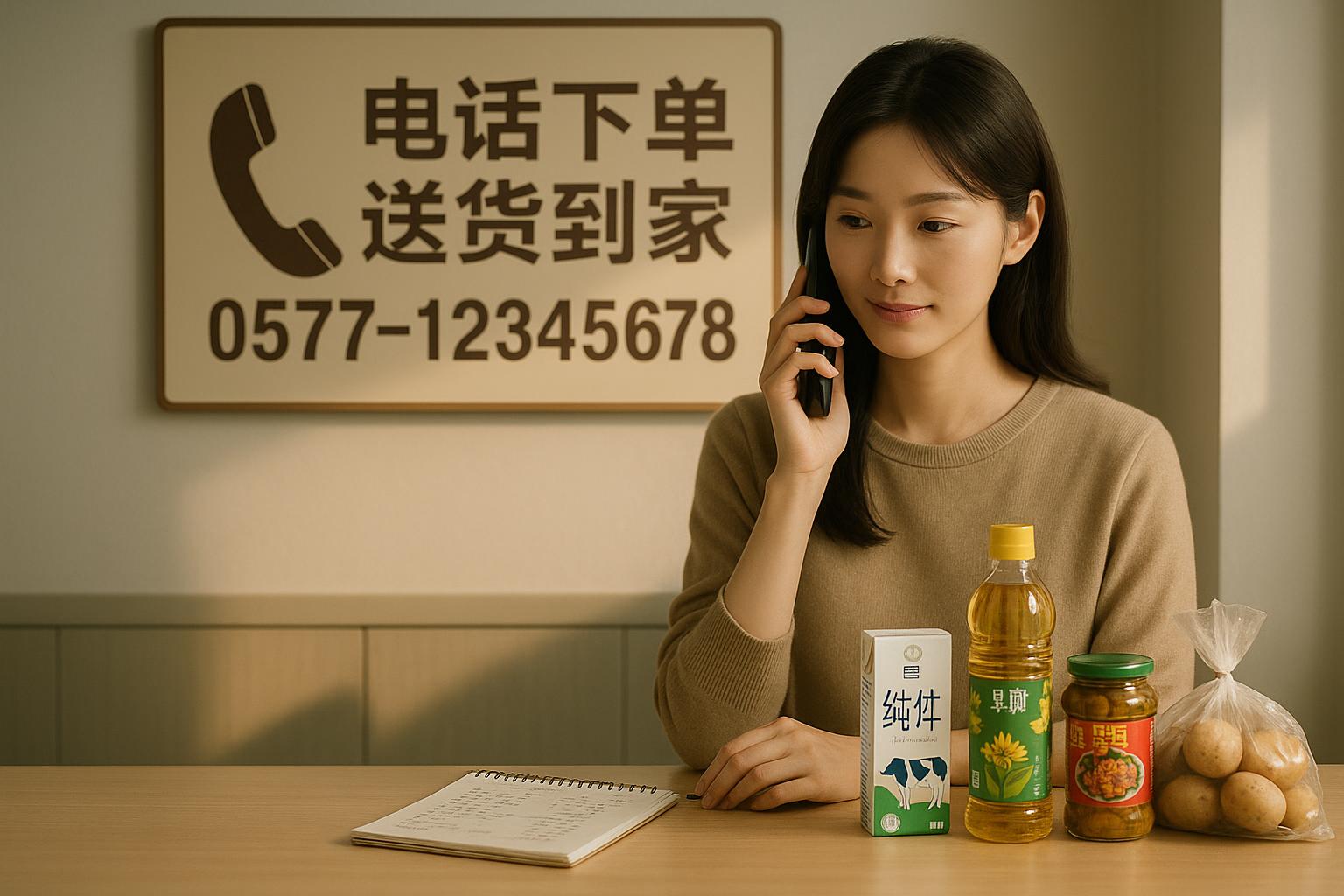 如何通过电话在温州社区新零售平台下单？