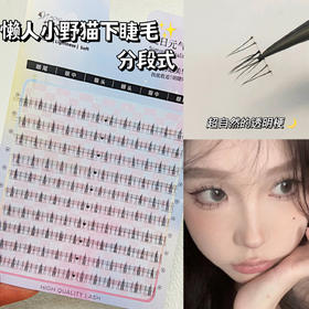 萌睫尚品10排小野猫下睫毛 大容量恶魔假睫毛女睫毛自然仿真仙子毛自然易上手