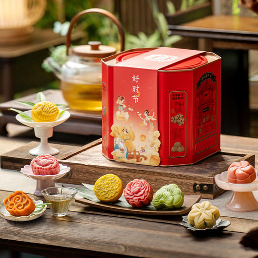 【露华新赠玫瑰鲜花饼】月饼礼盒装864g（仅限原价下单） 商品图4