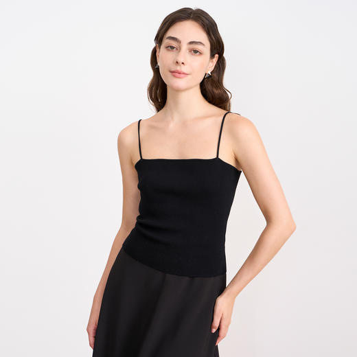 【打底针织吊带】EITIE爱特爱舒适贴身显瘦百搭时尚秋季新款吊带衫D2501816 商品图2