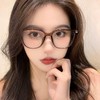 严选韩系冷茶色眼镜框TQA011女素颜神器拍照直播大框方圆脸适合眼睛框架眼镜空架1幅 商品缩略图0