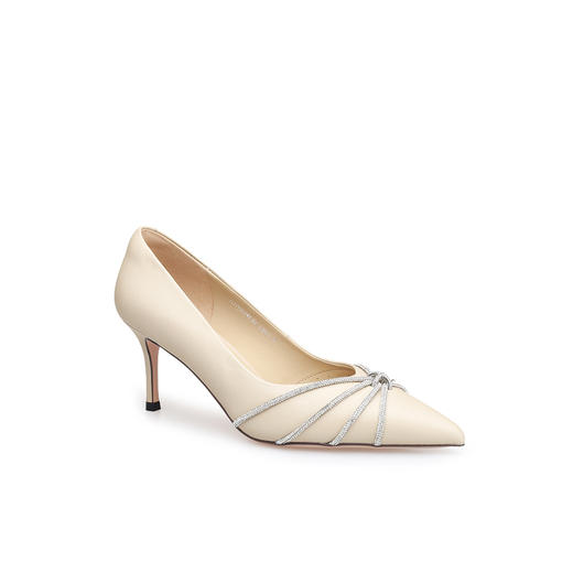 豪麟名鞋奥莱迪嘉女鞋牛皮革皮鞋DJYYO52WP204香槟色  原价1960元 商品图0