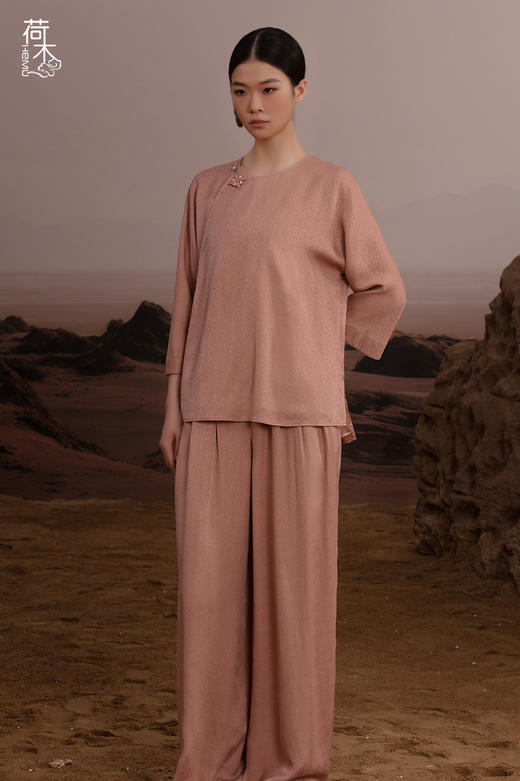 荷木HEMU丨四瓣花语·宽腿裤 商品图0