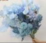 蓝色仿真花*1件 商品缩略图0