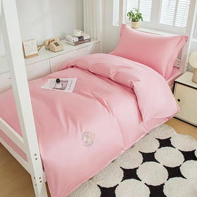 【多样屋专柜】多样屋新品床品单人贡缎三件套魅力蓝散件