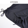 LIYIHAN 2025秋新款通勤羊毛半身裙灰色女高级百搭裙子小众设计感 商品缩略图2