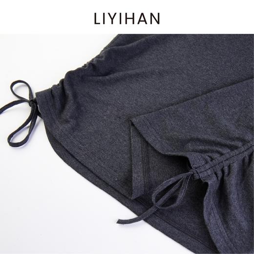 LIYIHAN 2025秋新款通勤羊毛半身裙灰色女高级百搭裙子小众设计感 商品图2