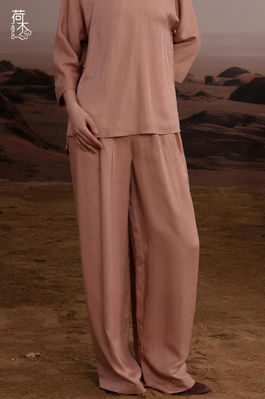 荷木HEMU丨四瓣花语·宽腿裤 商品图1