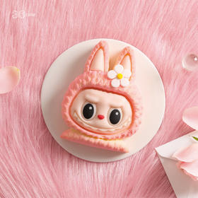 拉布布·初恋粉·白巧百香果芒果慕斯