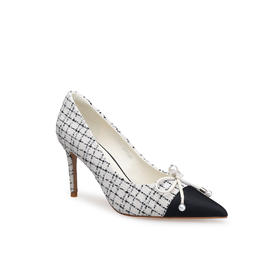 豪麟名鞋迪嘉女鞋皮鞋织物DJMPA52WP020白色